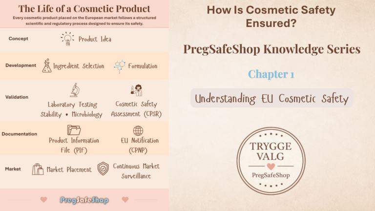 How Is the Safety of Cosmetics Ensured Before They Reach the Market? 1 EU cosmetic safety